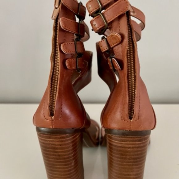 FREE PEOPLE X JEFFREY CAMPBELL Lakota Cuff Gladiator High Heel Size 7 - Picture 6 of 8